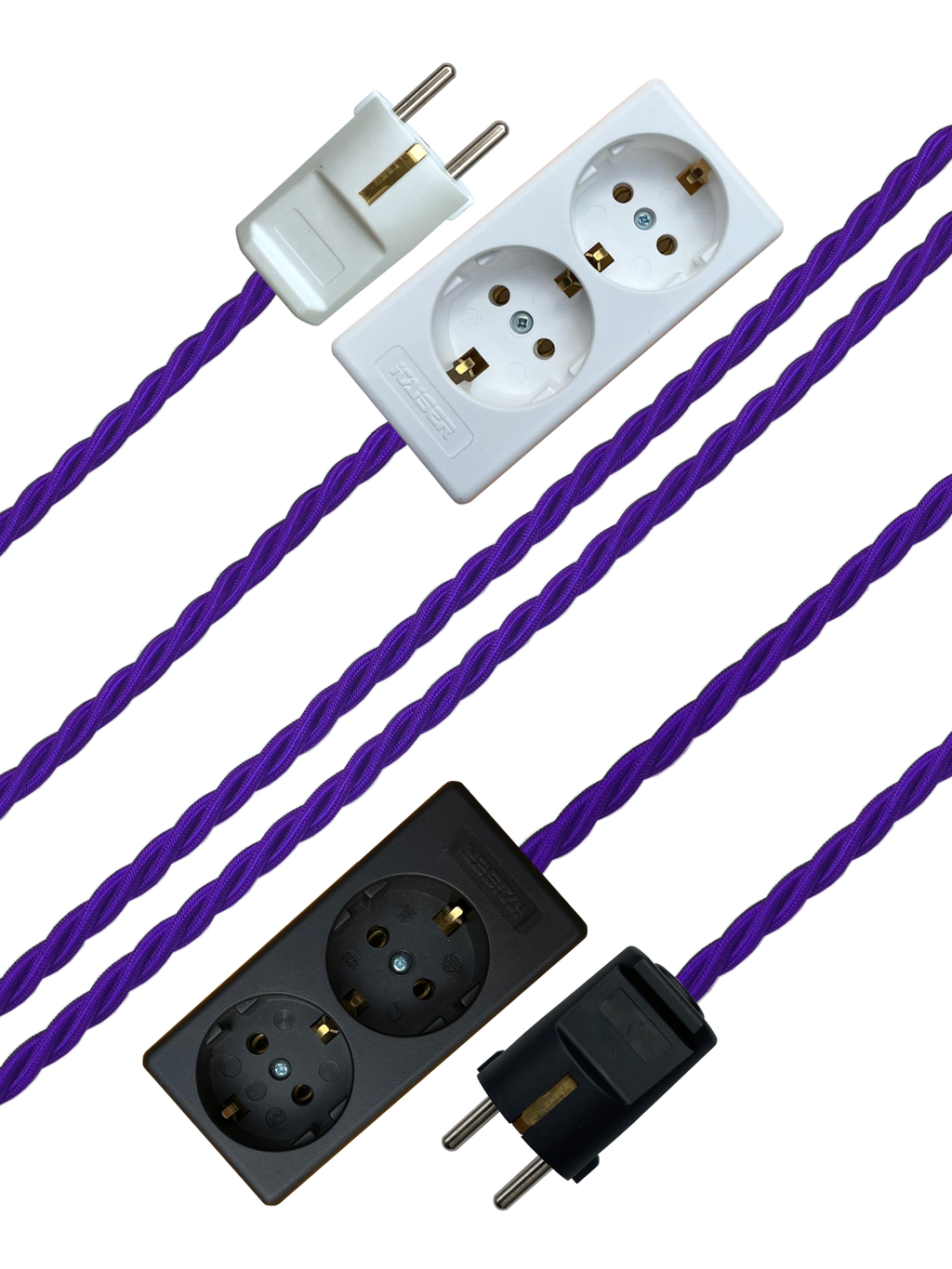 Liberty - Lola's Leads EU Fabric Extension Cable