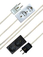Milk - Lola's Leads EU Fabric Extension Cable