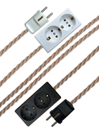 Pebble - Lola's Leads EU Fabric Extension Cable