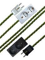 Pesto - Lola's Leads EU Fabric Extension Cable