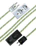 Pistachio - Lola's Leads EU Fabric Extension Cable