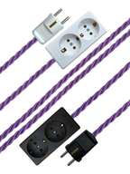 Violet - Lola's Leads EU Fabric Extension Cable