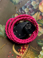 Raspberry - Lola's Leads Fabric Extension Cable