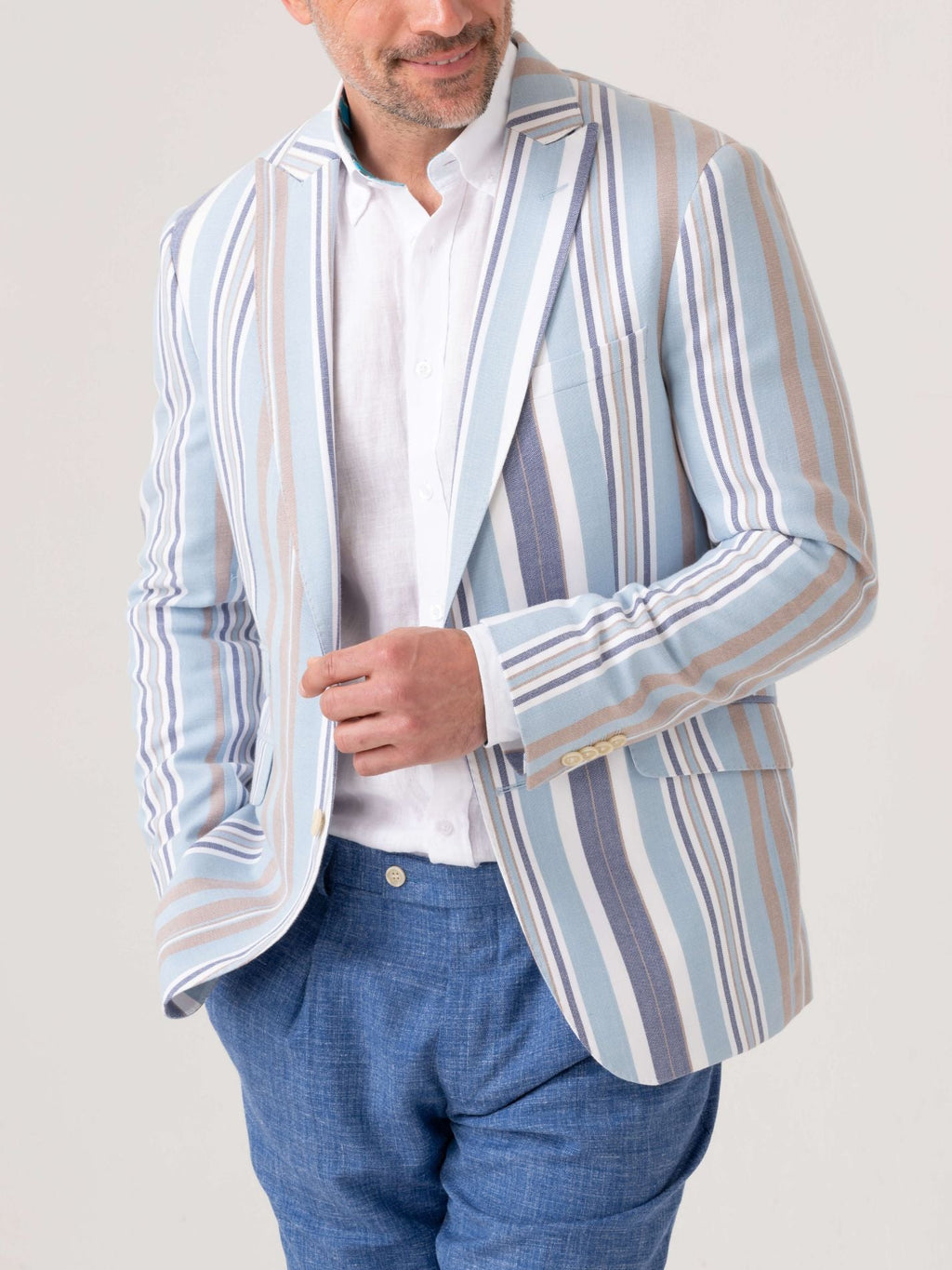 Lamu Striped Kikoy Blazer