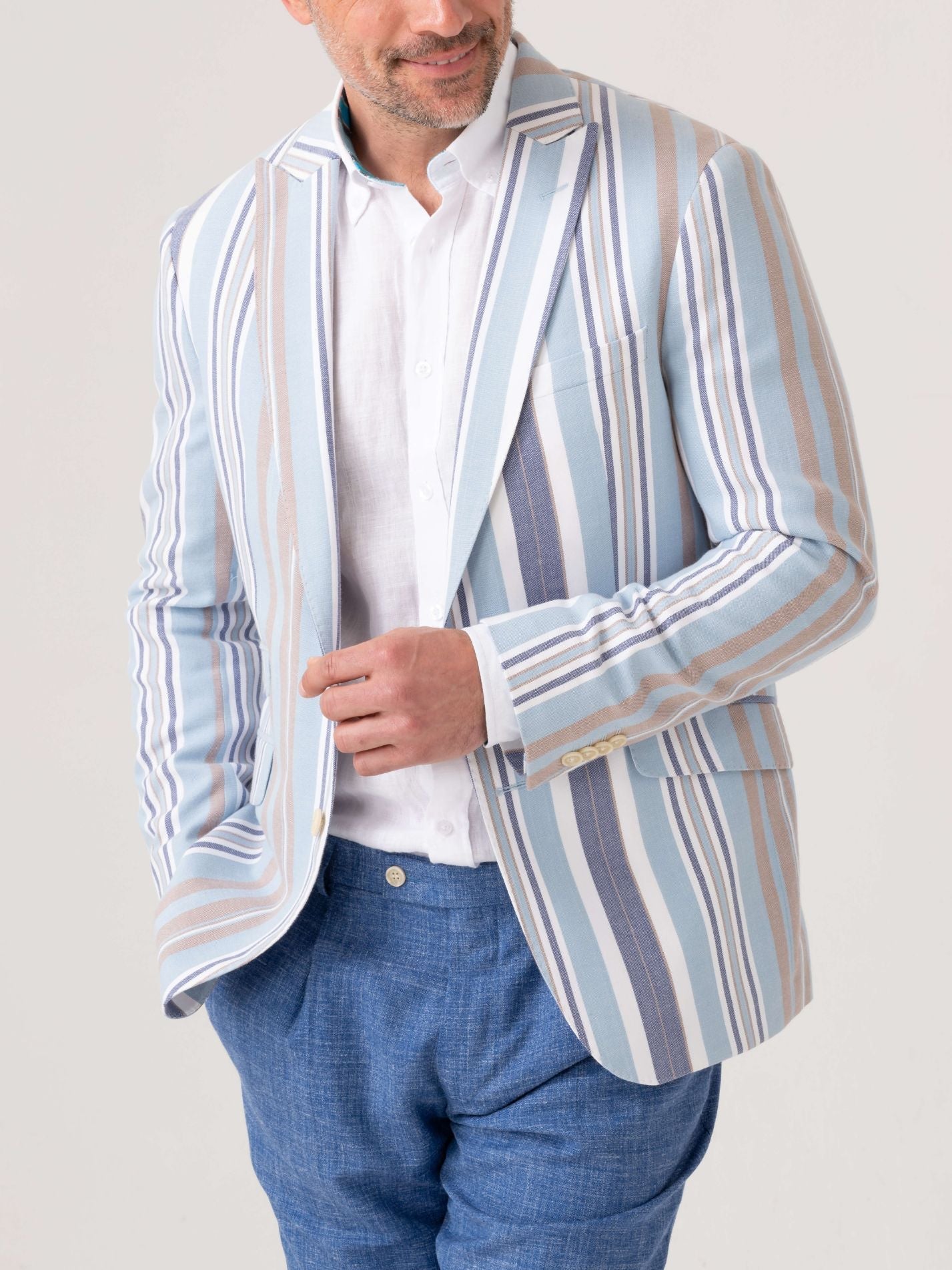 Lamu Striped Kikoy Blazer