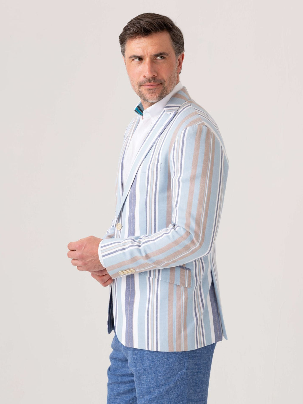 Lamu Striped Kikoy Blazer