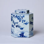 Large Hexagonal Bird Jar