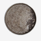 Large Rustic Round Zinc Garden Tray | 40cm