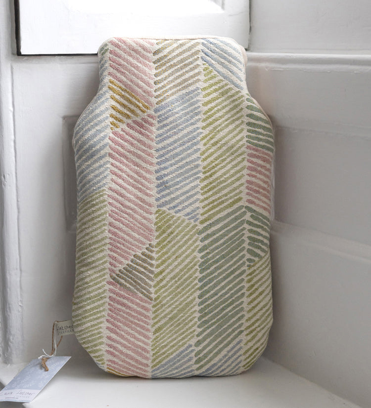 Panama Hot Water Bottle Cover - Ecru