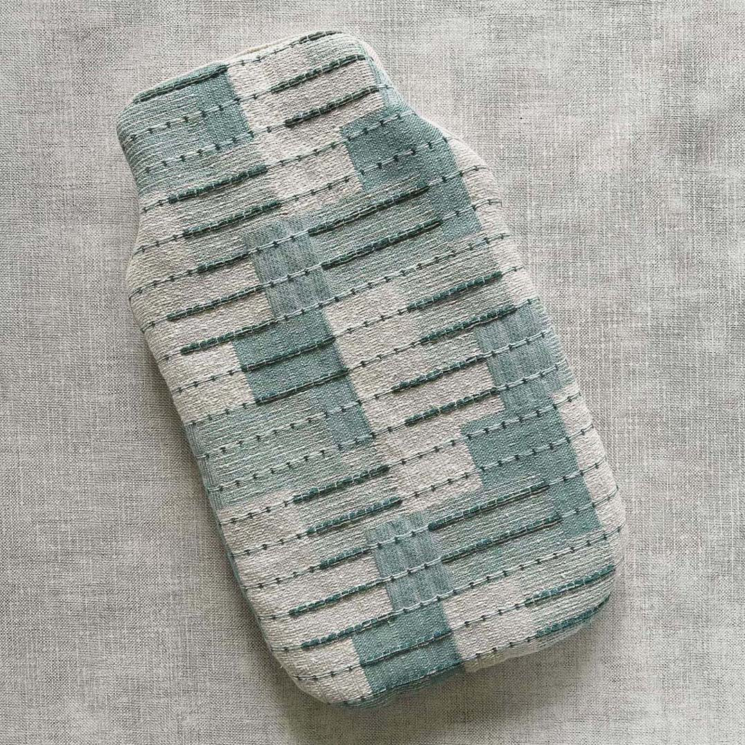 Remi Hot Water Bottle Cover - duck egg