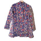 Lavender & Pink Long Kantha Coat