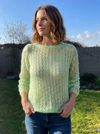 Olivia Pointelle Mohair & Merino Knit Top