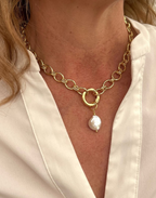 Lizzy Gold Link Necklace