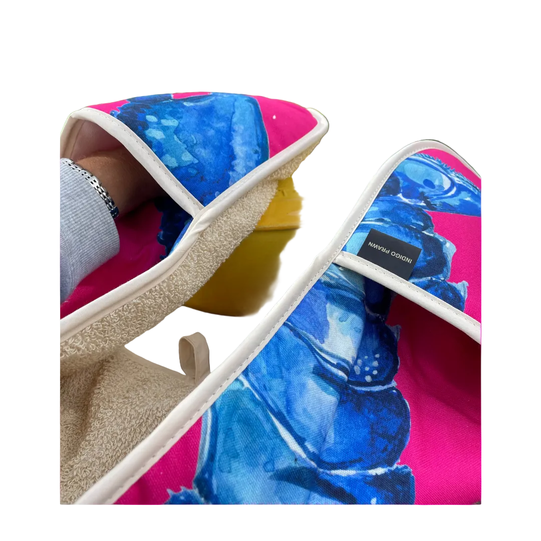Oven Gloves - Super Duper Pink Lobster