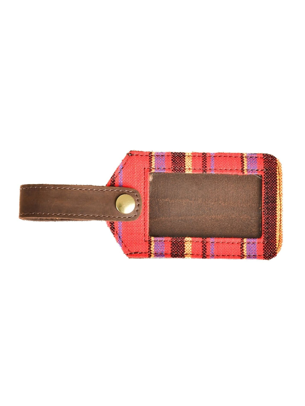 Leather Luggage Tag - Mocha