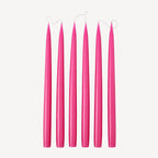 Bright Pink -  Tapered Dinner Candles