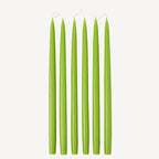 Spring Green -  Tapered Dinner Candles