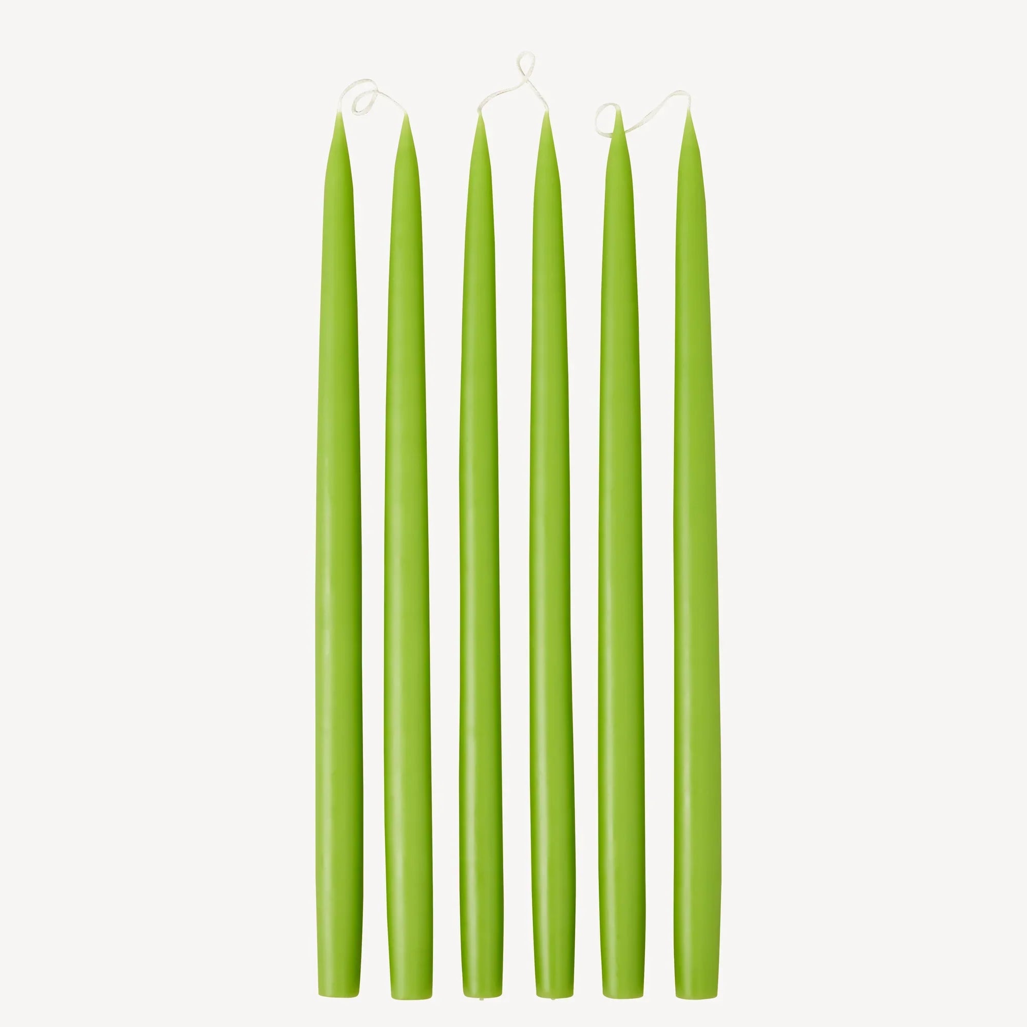 Spring Green -  Tapered Dinner Candles