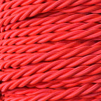 Luminous Coral - Lola's Leads EU Fabric Extension Cable