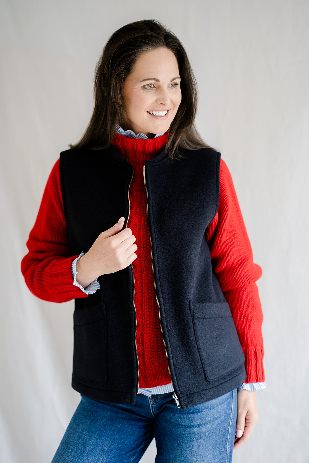 Pod & Pip Navy Gilet