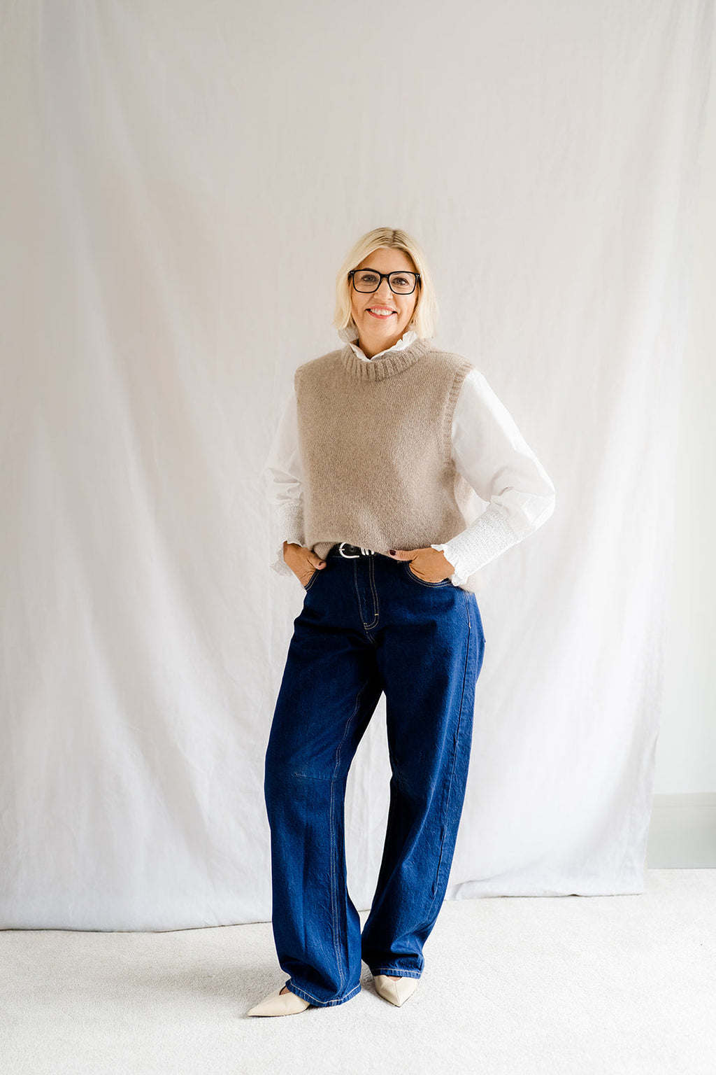 Poppy White Cotton Shirt