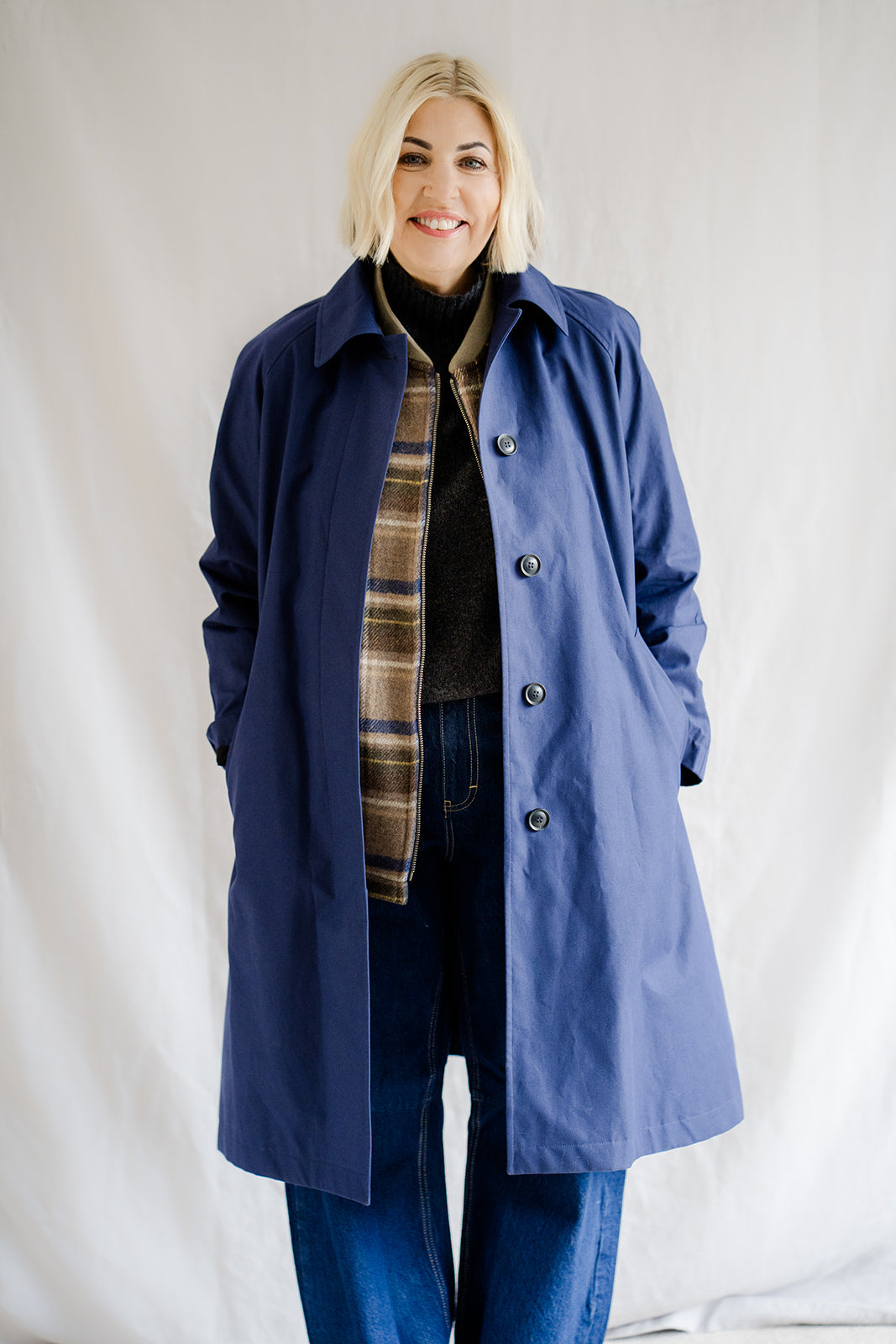 Pod & Pip Mimi Coat Navy
