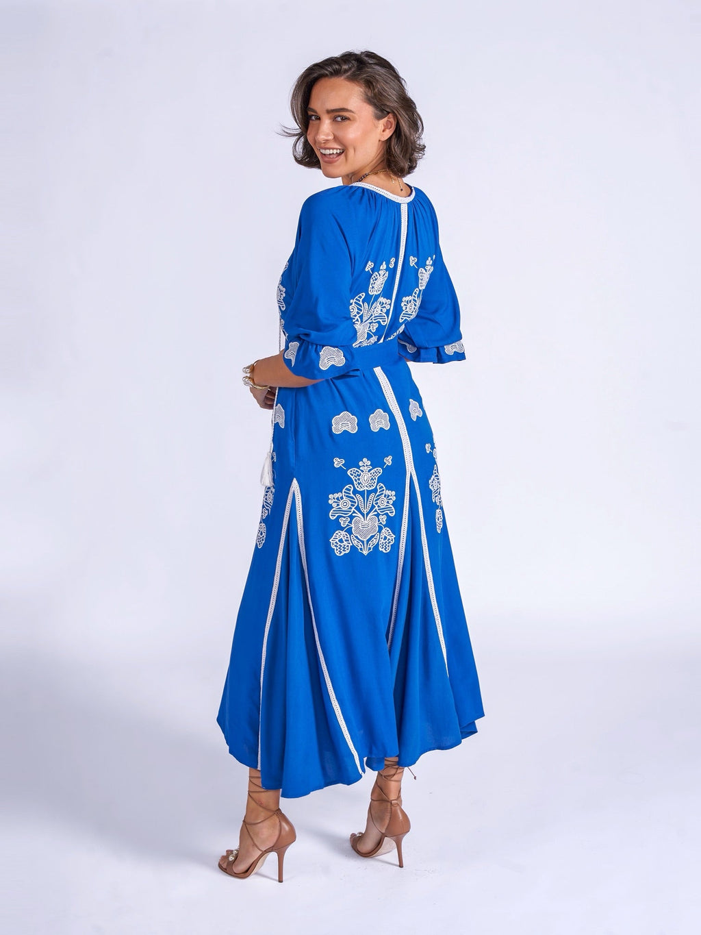 'LYRA' DRESS IN ROYAL BLUE'