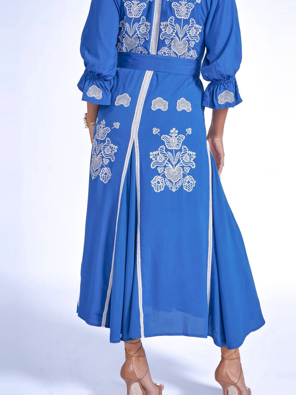 'LYRA' DRESS IN ROYAL BLUE'