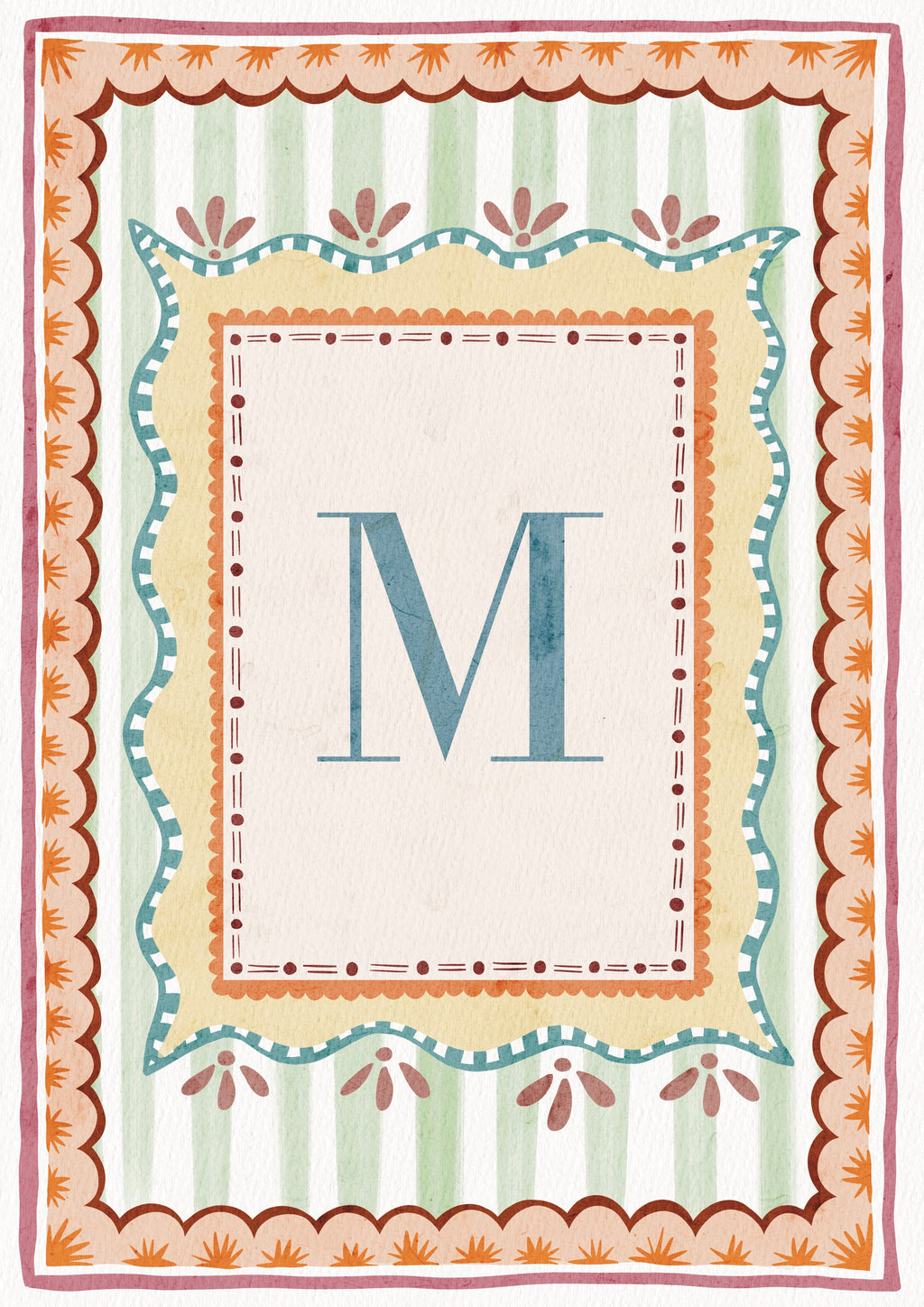 ALPHABET LETTERS ~ Blue / Pink / Green /