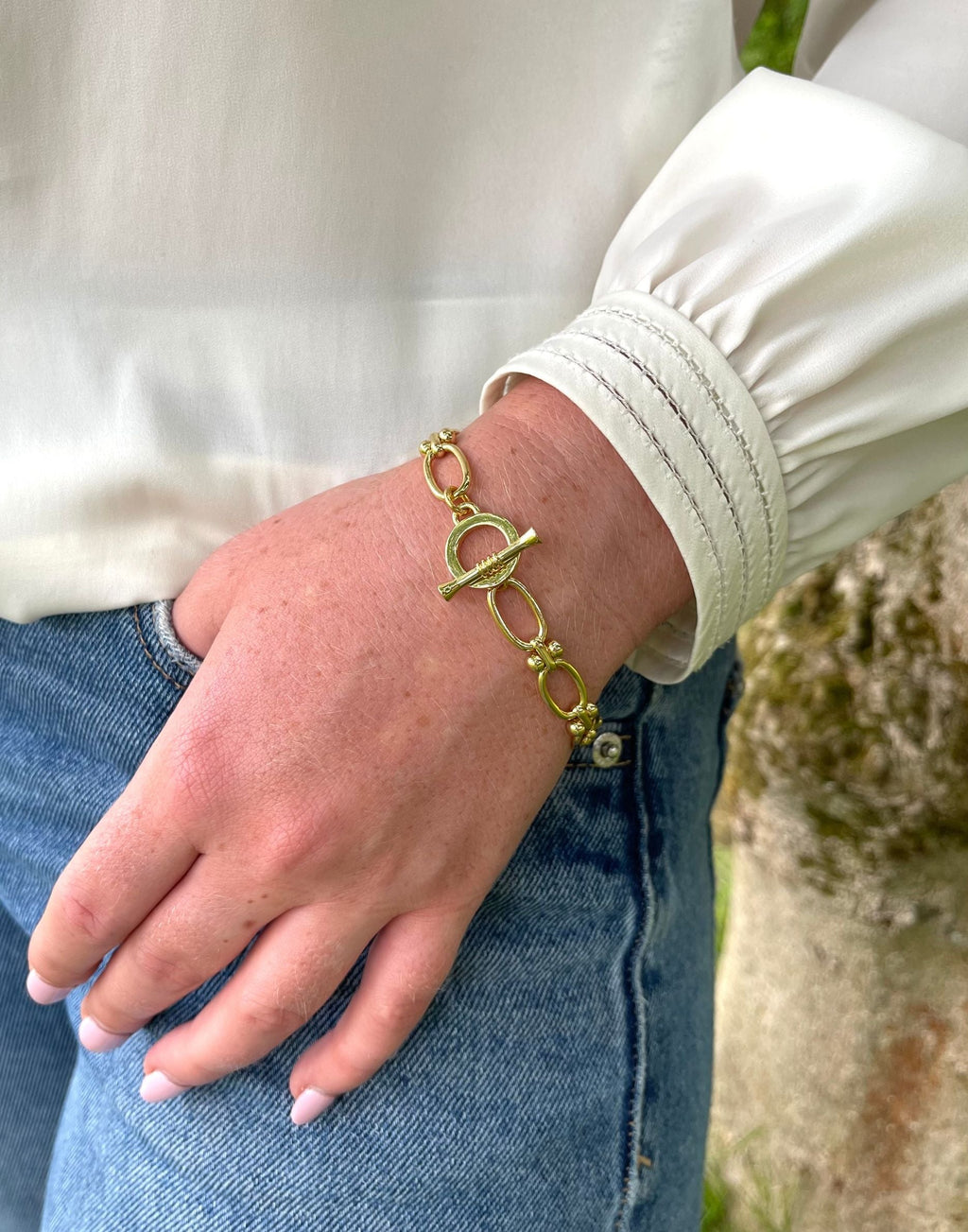 Jessica Gold Link Bracelet