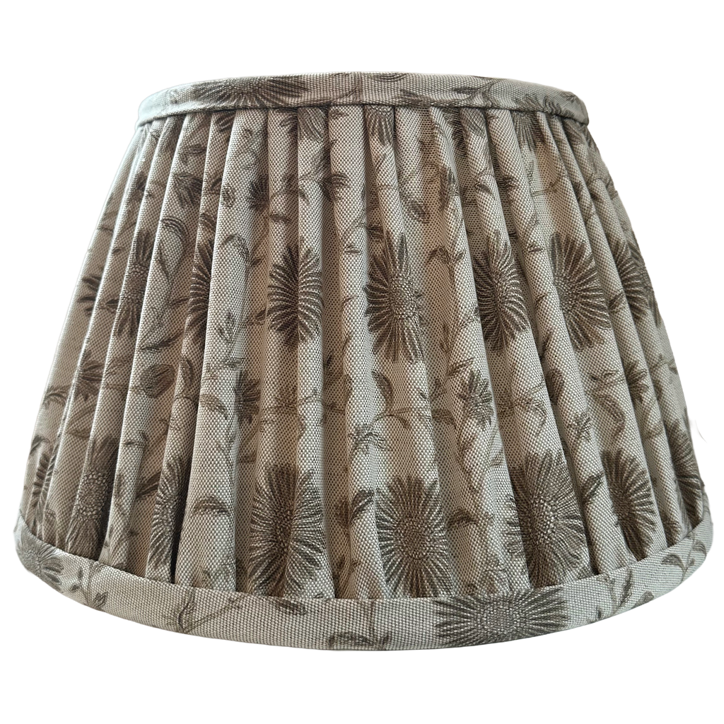 16" SOFT GATHERED LAMPSHADE ~ MOONPENNY CLAY