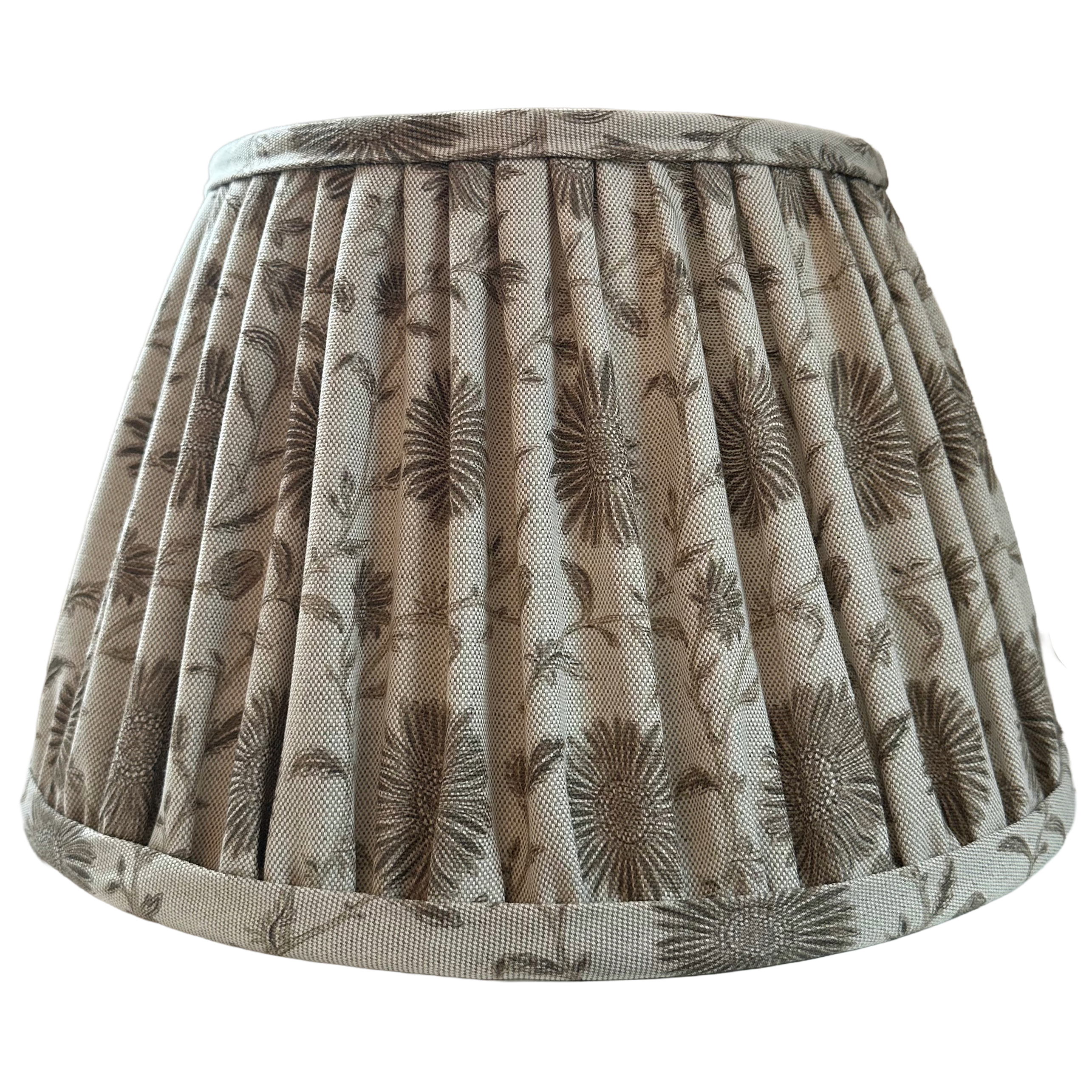 16" SOFT GATHERED LAMPSHADE ~ MOONPENNY CLAY