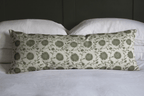 LUMBAR CUSHION ~ MOONPENNY/DAISY CHAIN MOSS