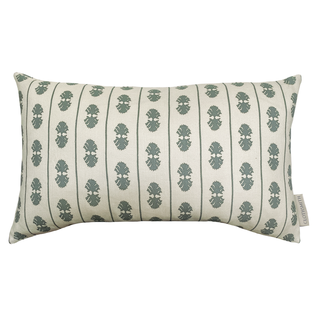 Mallary Rectangular Stripe - Blue Green