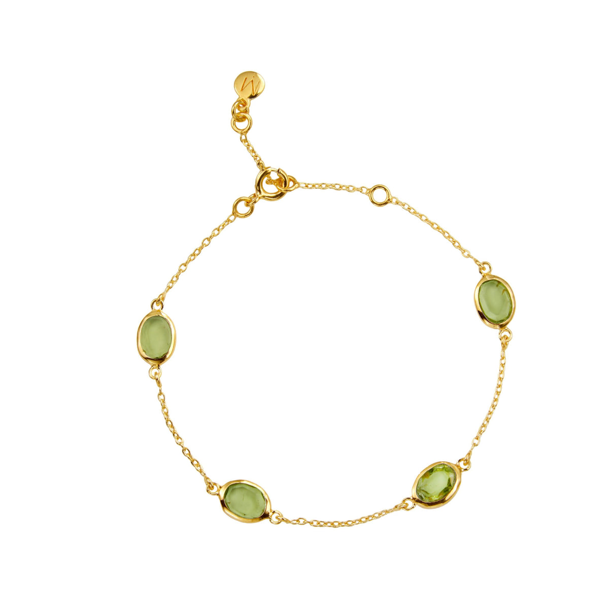 Marilyn Bracelet in Gold with Peridot
