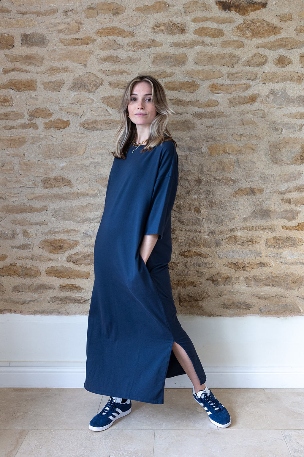 Megan Oversized Organic Cotton Midi Dress