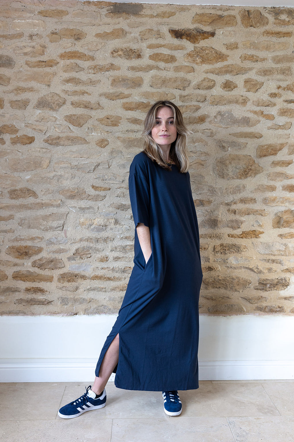 Megan Oversized Organic Cotton Midi Dress