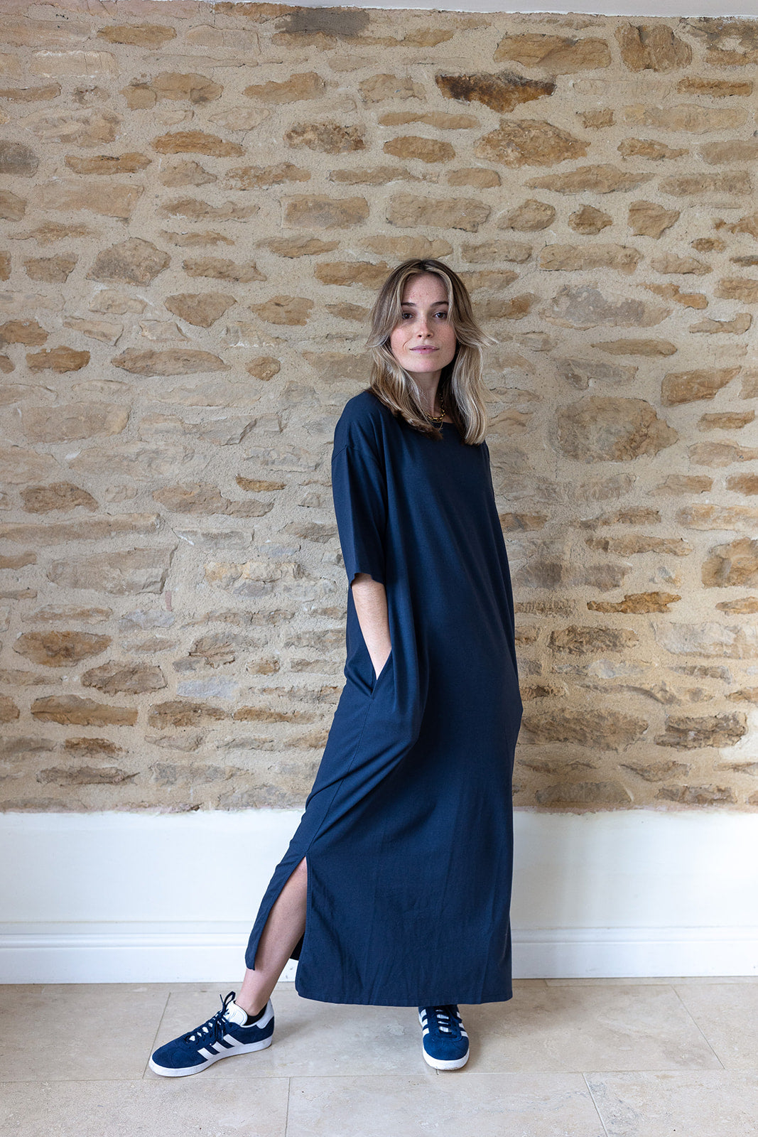 Megan Oversized Organic Cotton Midi Dress