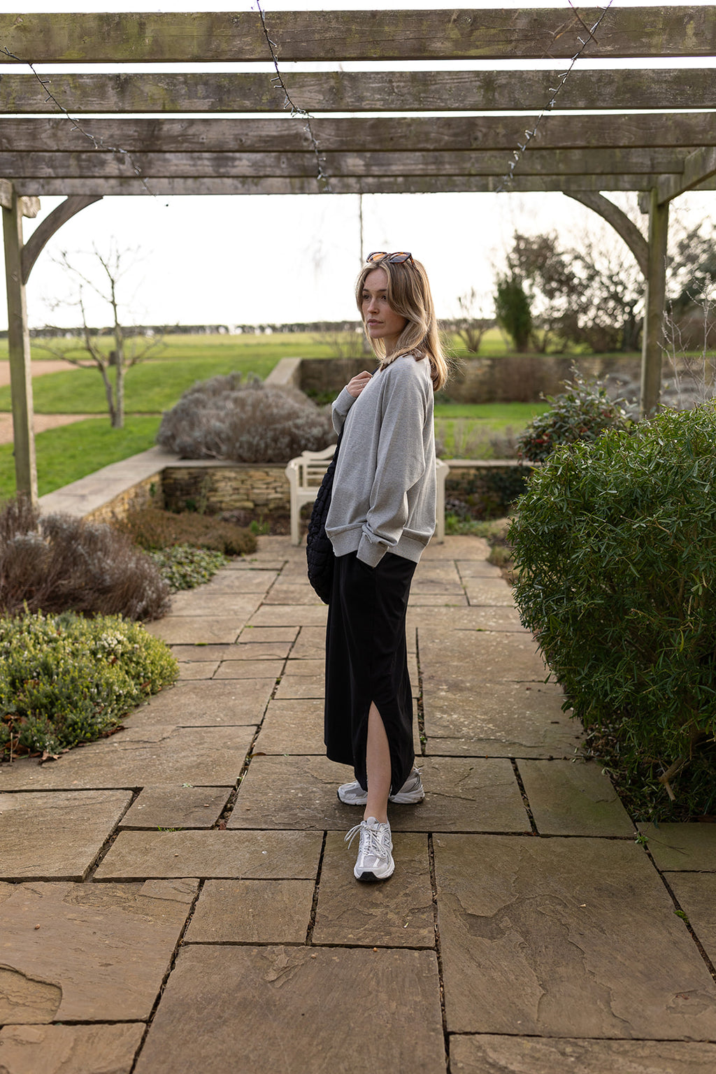 Megan Oversized Organic Cotton Midi Dress