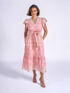 'MELBOURNE' DRESS IN STRAWBERRY
