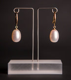 Pearl drop earrings