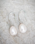 Pearl drop earrings