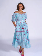 'MICHELE' DRESS IN PINK HEART