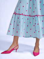 'MICHELE' DRESS IN PINK HEART