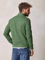 The Weekend Quarter-Zip in Mid-Green