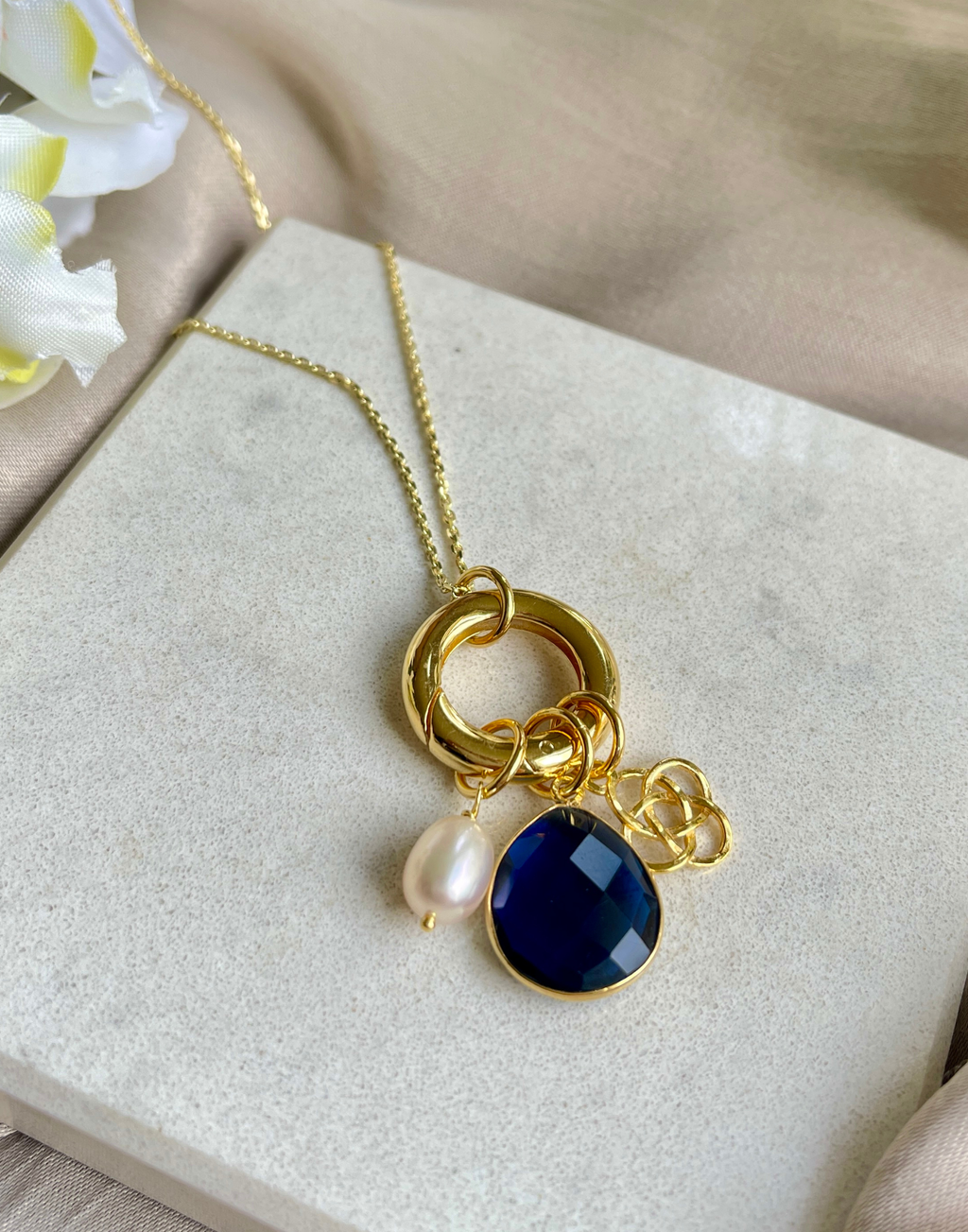 Gold Loop Adjustable  Necklace