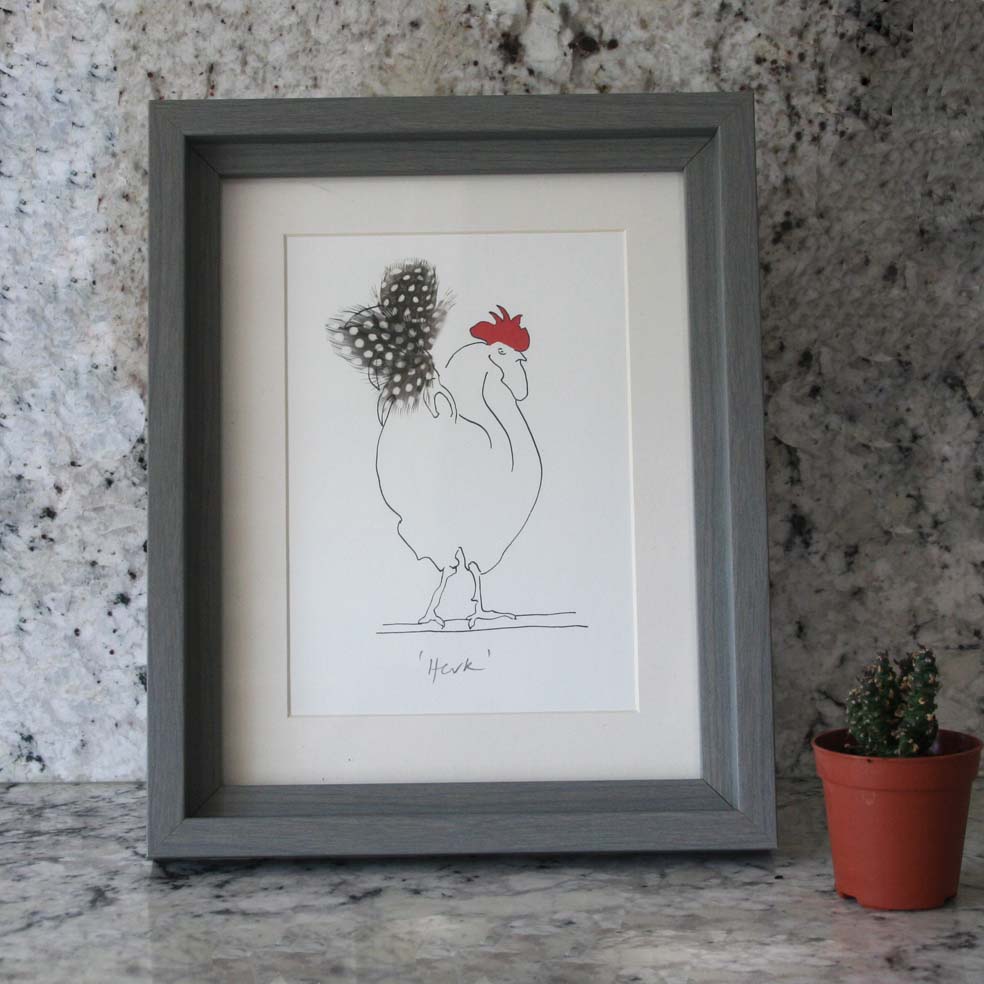 Herk Cockerel Mini Print