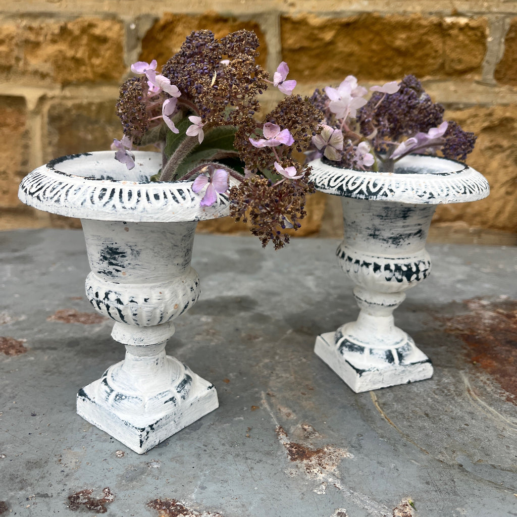 Vintage Cast Iron Urns