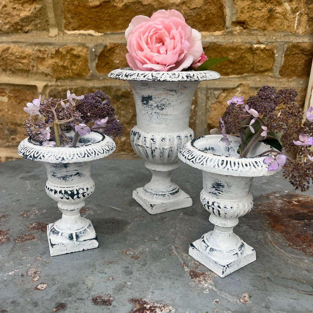 Vintage Cast Iron Urns