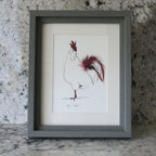 Oh Sir! Cockerel Mini Print